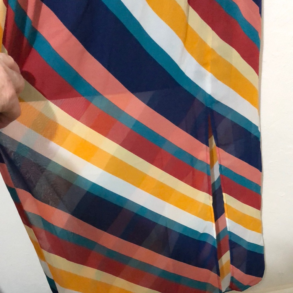 Striped Multicolor Maxi Dress - Picture 8 of 8